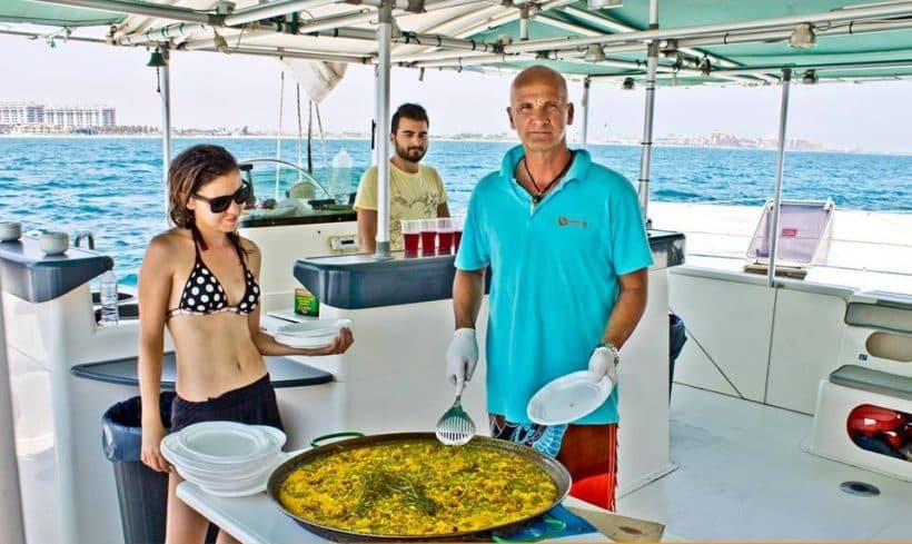Un dia en el mar Valencia